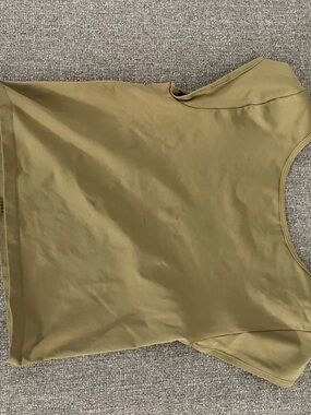 Women’s Olive Green Scoop back Tank Top